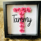 9x9 Custom Paper Flower Shadowbox