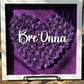 Solid Color Heart Shadowbox